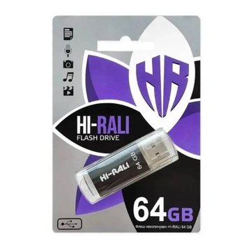 Флеш пам'ять USB 64GB Hi-Rali Corsair Series Black (HI-64GBCORBK) Флеш пам'ять USB 64GB Hi-Rali Corsair Series Black (HI-64GBCORBK)