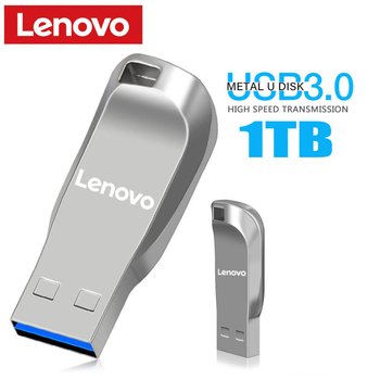 Флеш-накопитель USB 3.0 1TB Metal Lenovo U Disk + переходник USB-Type-c