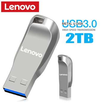 Флеш-накопичувач USB 3.0 2TB Metal Lenovo U Disk + Перехідник USB-Type-c