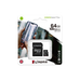 Карта памяти MicroSDXC 64GB UHS-I Class 10 Kingston Canvas Select Plus R100MB/s + SD-адаптер (SDCS2/64GB)