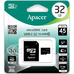 Карта памяти MicroSDHC 32GB UHS-I Class 10 Apacer + SD adapter (AP32GMCSH10U1-R)