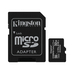 Карта памяти MicroSDHC 32GB UHS-I Class 10 Kingston Canvas Select Plus R100MBs + SD-адаптер (SDCS232GB)