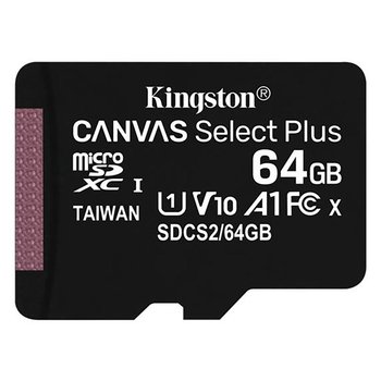 Карта пам'яті MicroSDXC 64GB UHS-I Class 10 Kingston Canvas Select Plus R100MB/s (SDCS2/64GBSP)