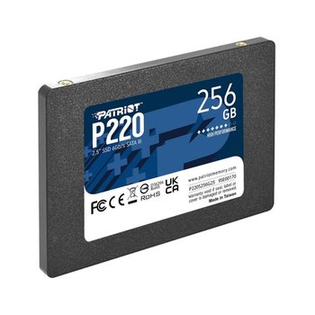 Накопичувач SSD 256GB Patriot P220 2.5" SATAIII TLC (P220S256G25) Накопичувач SSD 256GB Patriot P220 2.5" SATAIII TLC (P220S256G25)