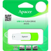 Флеш память USB 64GB Apacer AH335 White/Green (AP64GAH335G-1) 