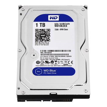 Жорсткий диск HDD SATA 1.0TB WD Blue 7200rpm 64MB (WD10EZEX)