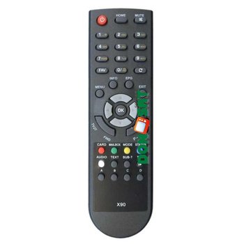 Пульт (38108) Globo X90,  X80 premium, Orton GL8 premium E-RCU-016