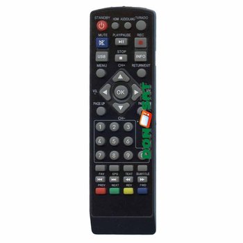 Пульт (38225) Alphabox, Opticum AJ DVB-T93 Плюс, Prowest PW2017, TCL DVB, Orbita