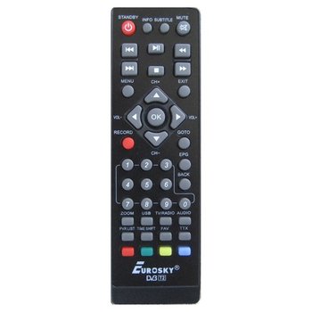 Пульт Eurosky ES-11,12,15,18 T2, SuperBox, Huavee, Hdbox, Meiga