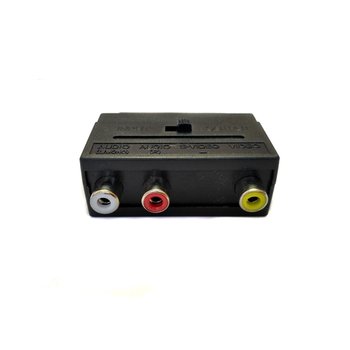 Переходник Scart-3RCA переключатель