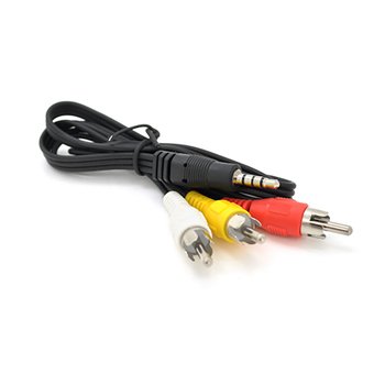 Шнур Джек-Тюльпан DC3.5\3хRCA Jack 15мм длина 0.5м