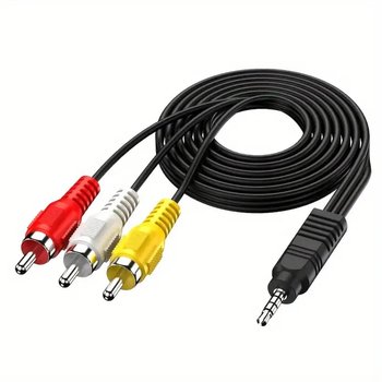 Кабель 3,5 jack-3RCA  довжина 1,5m Premium