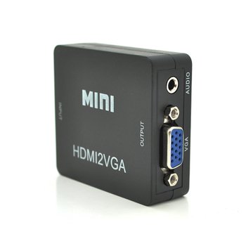 Конвертер (26751) HDMI-2VGA, Вхід HDMI (мама) на Вихід VGA (мама)
