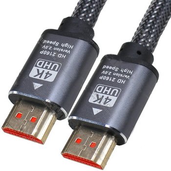 Шнур HDMI TCOM version 2.0 4K Ultra HD gold 1m