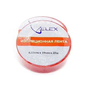 Изолента EUROSKY (0,13мм*19мм*25м) Красная