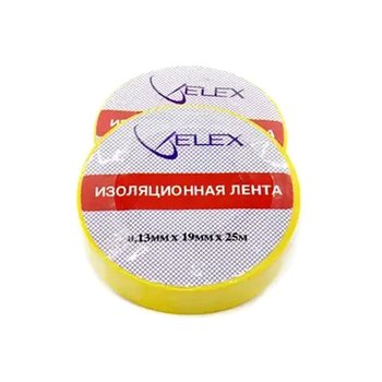 Изолента EUROSKY (0,13мм*19мм*25м) Желтая