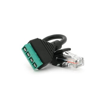 Роз'єм для підключення RJ-45(M) (4 контакти) з клемами під кабель