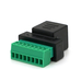 Роз'єм для підключення RJ-45(F) (8 контактів) з клемами під кабель