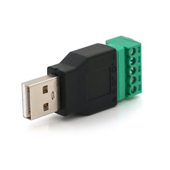 Разъем для подключения USB (5 контактов) с клеммами под кабель