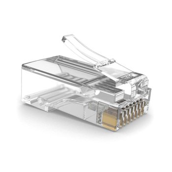 Роз'єм конектор Джек RITAR PREMIUM PLUS RJ-45 8P8C Cat-5 (100 шт/уп.)