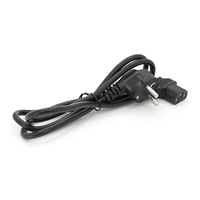 Шнур сетевой компьютерный Schuko угловой PC-186A CEE7/7-C13, 1.2M, 0.75mm, евровилка под 90 градусов