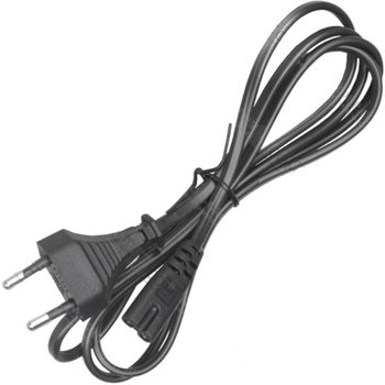 Шнур живлення радіо 2х0,20мм, 1,5м, чорний