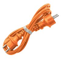 Шнур для підключення генератора LOGA 2*1.5мм Помаранчевий, 16А, 10м (Папа-Папа)