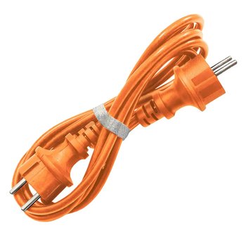 Шнур для підключення генератора LOGA 2*1.5мм Помаранчевий, 16А, 1м (Папа-Папа)