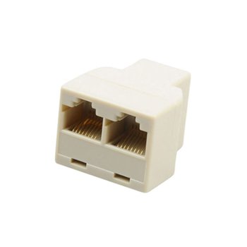 Разветвитель RJ45 8P8C мама/2 Х мама RJ45 для разветвления кабеля