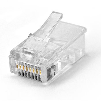 Коннектор Джек 8P8C (RJ45) Позолоченный
