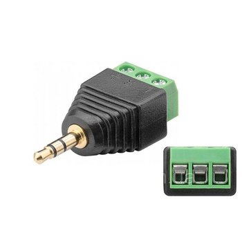 Разъем miniJack 3.5 с клеммами