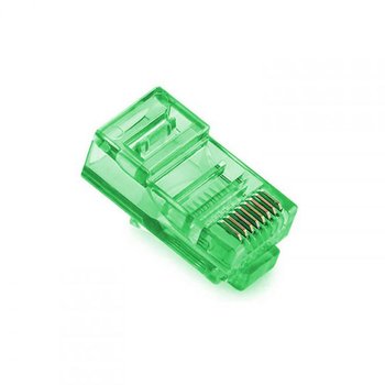Разъем коннектор Джек 8P8C (RJ45) Зеленый
