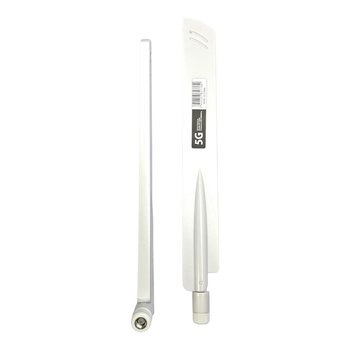 Wi-FI/4G/5G Антена у вигляді стрижня SMA 22см. біла Wi-FI/4G/5G Антена у вигляді стрижня SMA 22см. біла