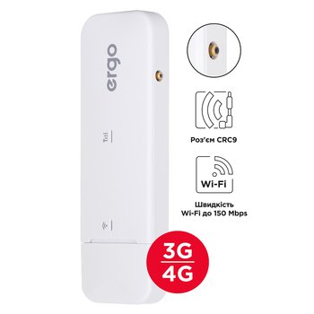  3G/4G USB Wi-Fi роутер ERGO W02-CRC9 с антенным разъемом