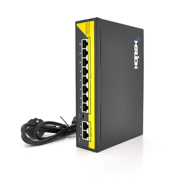 POE Комутатор Merlion BT-D6010FE (8 POE 10/100 + 2 RJ45 10/100 + вбудований блок живлення 52V 1.8A)