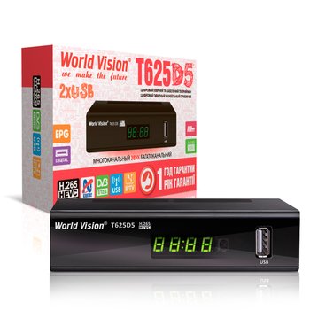 Ресивер Т2 World Vision T625D5 Ресивер Т2 World Vision T625D5