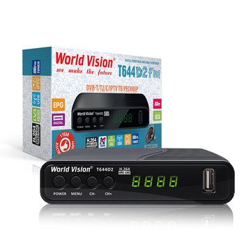 Ресивер Т2 World Vision T644D2 FM