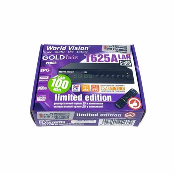 Ресивер Т2 World Vision T625A Lan Ресивер Т2 World Vision T625A Lan