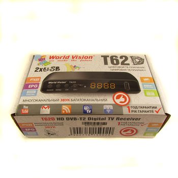Ресивер Т2 World Vision T62D Ресивер Т2 World Vision T62D