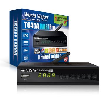 Ресивер Т2 World Vision T645A WiFi FM