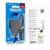 Зарядное устройство Borofone BAS11A 1USB 2.1A+USB to Type-C (Черный) Зарядное устройство Borofone BAS11A 1USB 2.1A+USB to Type-C (Черный)