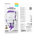 Зарядний Пристрій Borofone BAS43A 1USB-C PD/QC 20W+Type-C to Lightning (Бiлий)