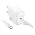 Зарядное устройство Borofone BAS43A 1USB-C PD/QC 20W+Type-C to Type-C (Белый)