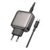 Зарядний Пристрій Borofone BAS56A 2USB-C/1USB QC/PD 45W GAN+Type-C to Type-C (Чорний)