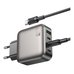 Зарядний Пристрій Borofone BAS57A 3USB-C/1USB PD/QC 67W GAN+Type-C to Type-C (Чорний)