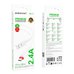 Кабель Borofone BX110 Micro 2.4 A (Білий)