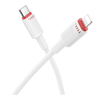  Кабель Borofone BX110 PD27W Type-C to Lightning (Білий)