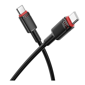 Кабель Borofone BX110 60W Type-C to Type-C (Чорний)