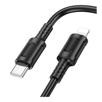 Кабель Borofone BX111 PD27W Type-C to Lightning (Чорний)