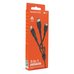 Кабель Borofone BX71 3-in-1 IP+Type-C+Micro (Чорний)